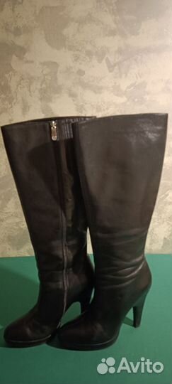 Сапоги женские натуральная кожа 39