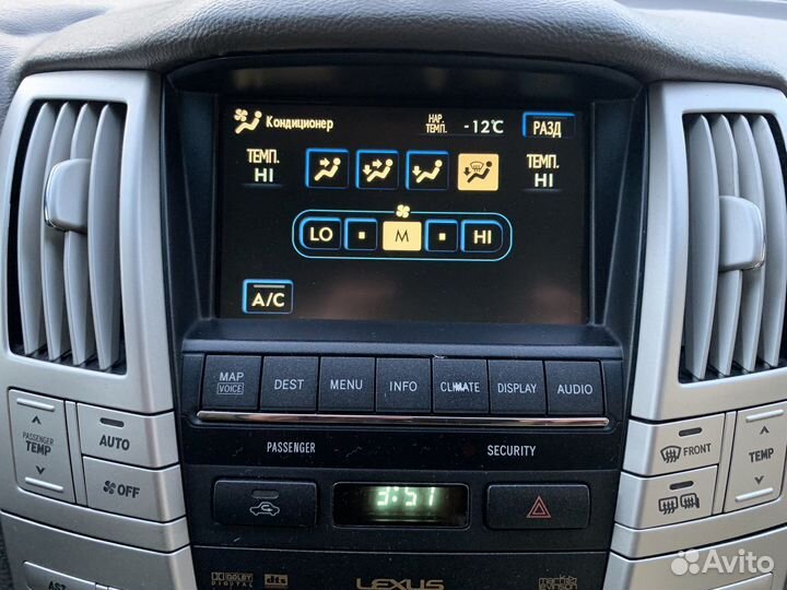 Тачскрин дисплей на Lexus RX 330,350,400