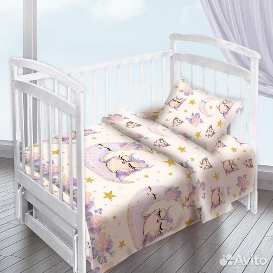Постельное белье ясельное, для детского сада
