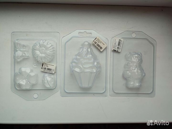 Пластиковые формы для мыла за всё