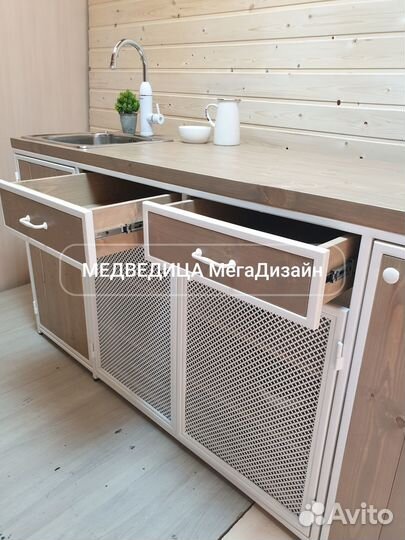 Кухонный гарнитур для дачи беседки террасы