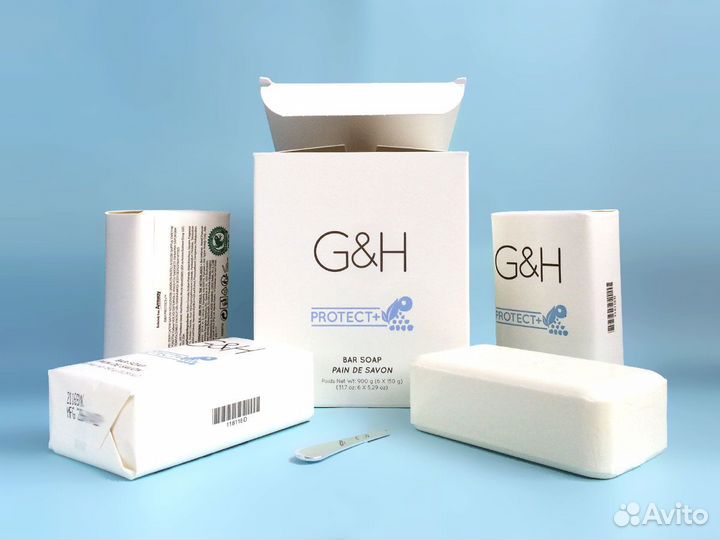 Мыло Amway G&H Protect коробка 6х150г дезодорирует