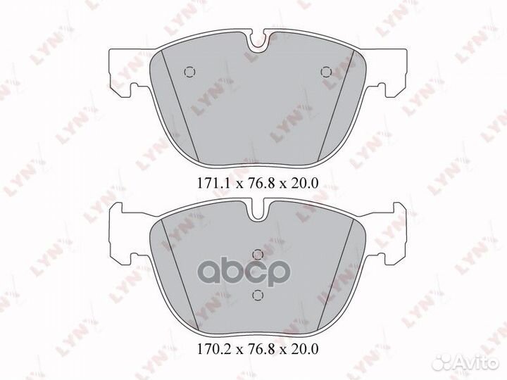 BD-1417 колодки дисковые передн. BMW X5(E70/F1
