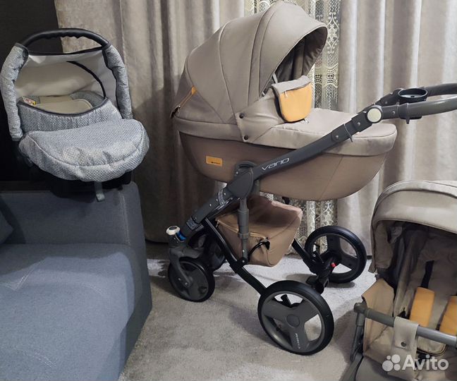 Коляска Riko Vario 3 в 1в отличном состоянии