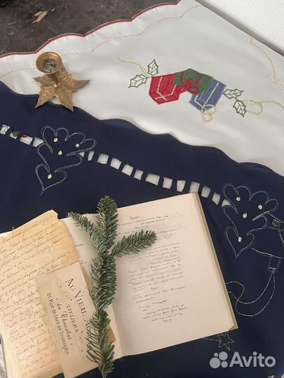 Скатерти новогодние винтаж