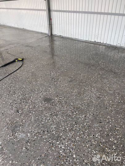 Шлифовка бетона камня мазайка