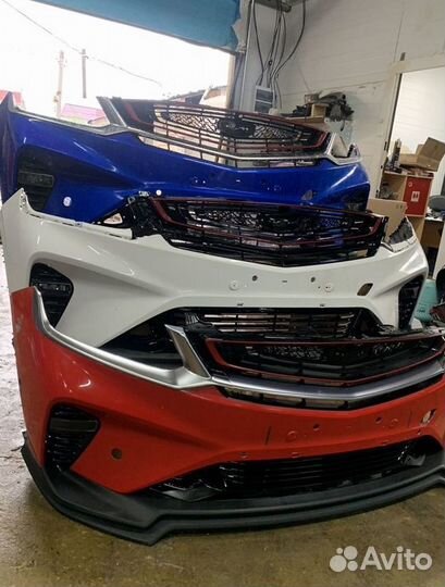 Бампер передний geely coolray sx 11