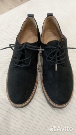 Туфли замшевые женские