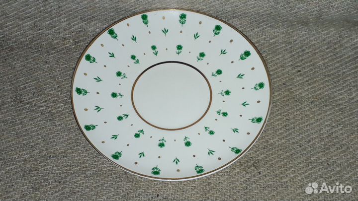 Кофейная пара Инициалы Л фарфор лфз СССР