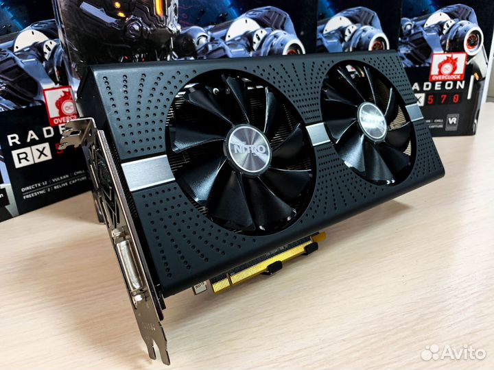 Видеокарта Sapphire Nitro+ Radeon RX570 8Gb 256Bit