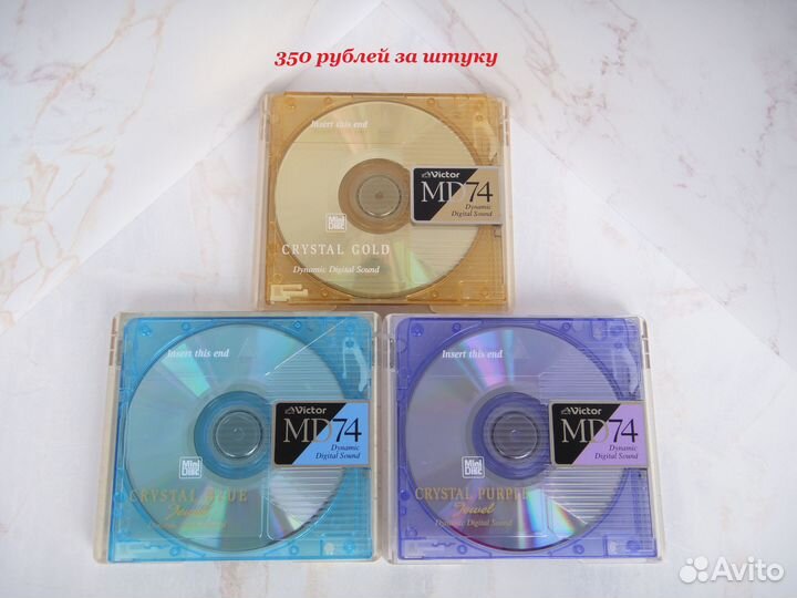 Минидиски minidisc Б/У Victor (JVC)