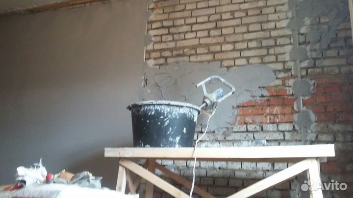 Штукатурка стен.шпаклевка.ремонт под ключ