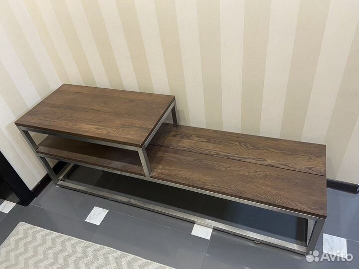 Тумба в прихожую лофт ручная работа