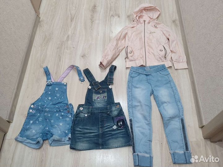 Детские вещи пакетом для девочек 128 134