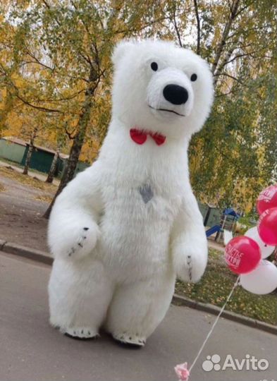 Белый мишка поздравление