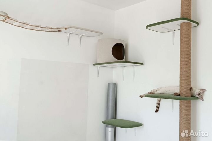 Настенный комплекс для кошки на заказ