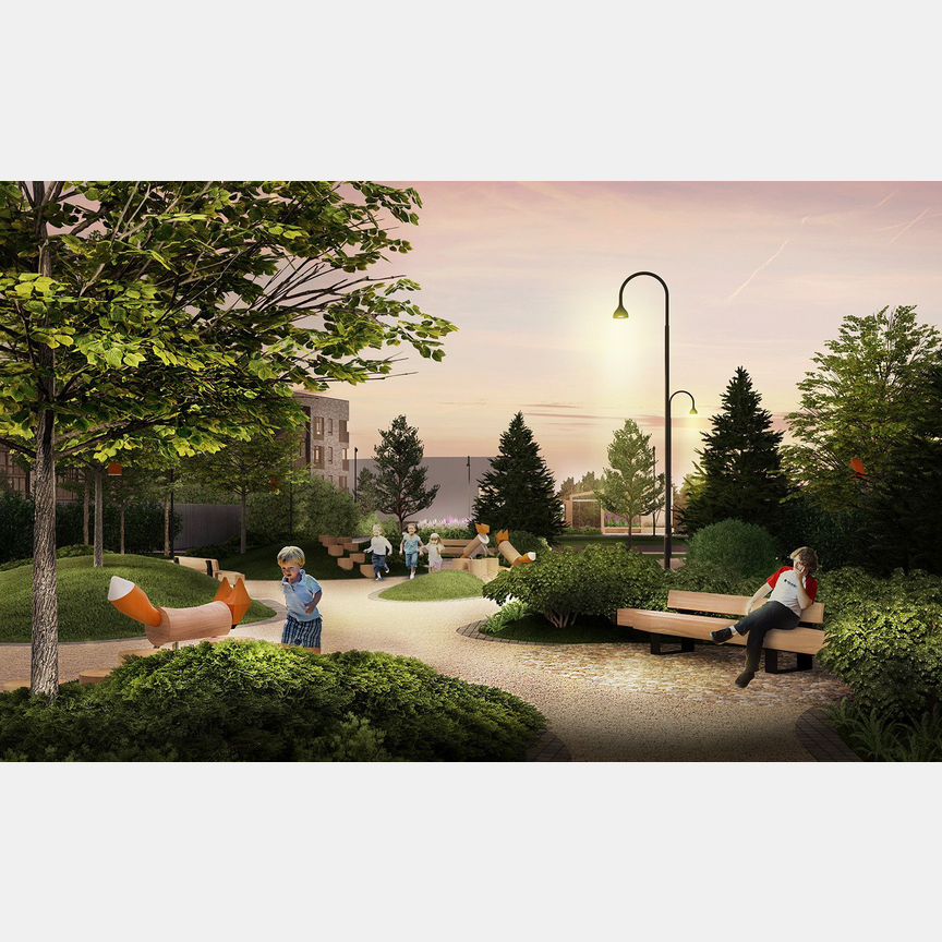 1-к. квартира, 34,7 м², 1/4 эт.