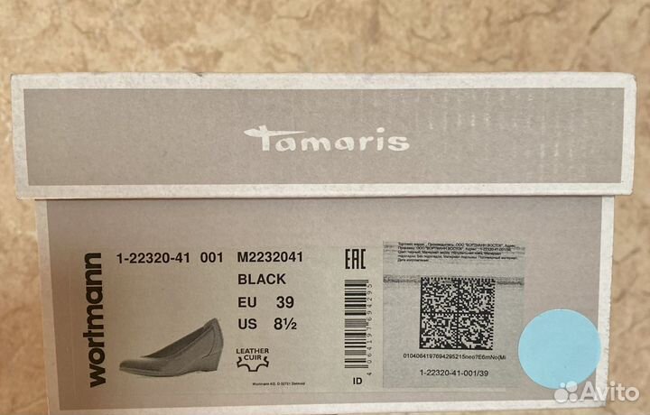 Туфли женские Tamaris 39