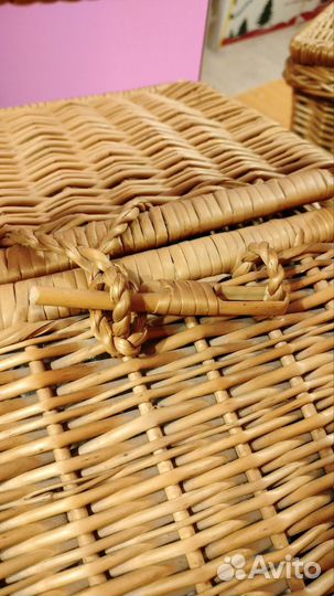 Корзина плетеная большая