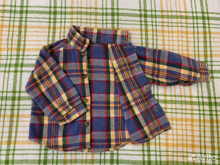 Рубашка теплая детская