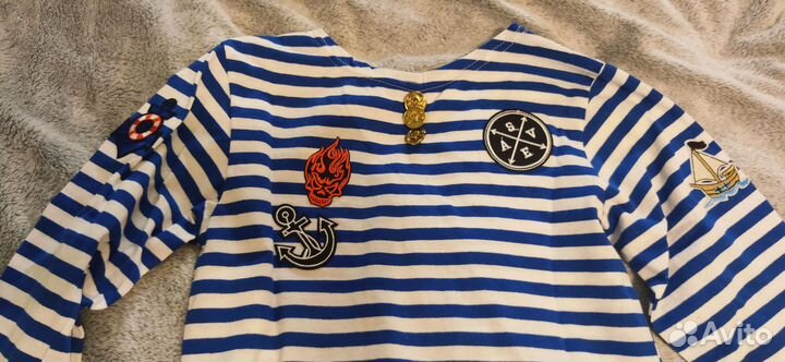 Тельняшка пиратская для праздника