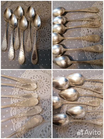 Набор столовых приборов мельхиор СССР