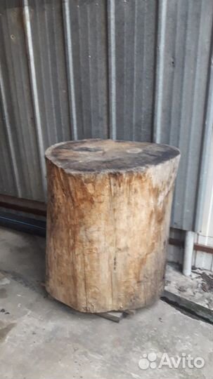 Колода дубовая для рубки мяса
