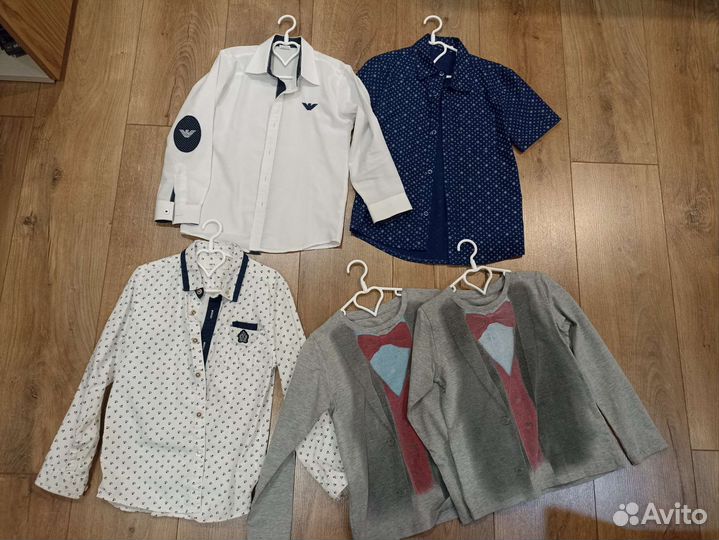 Продам пакетом рубашки на мальчика