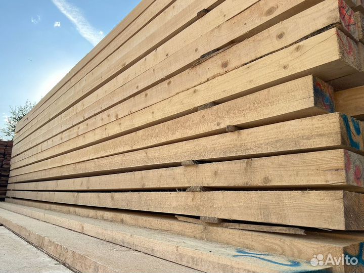 Доска обрезная 25х150х6000мм от производителя