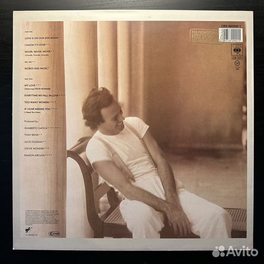 Julio Iglesias – Non-Stop (Голландия 1988г.)