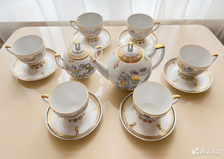 Сервиз чайный лфз Русский модерн