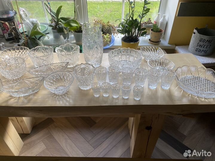 Столовый хрусталь времен СССР