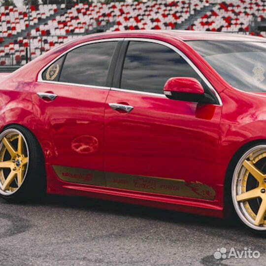 Накладки на пороги для Хонда Аккорд 8