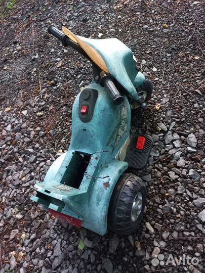 Детский электромотоцикл трехколесный