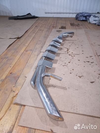 Защита бампера переднего Toyota Land Cruiser