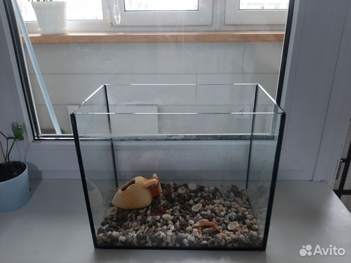 Аквариум с наполнением и фильтром