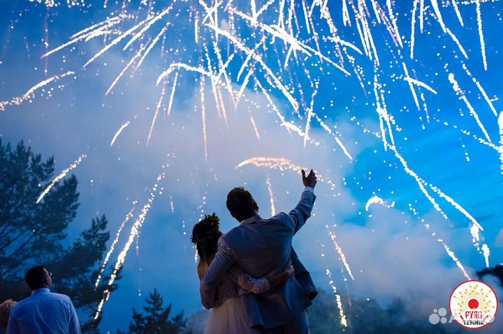 Салют фейерверк 16 залпов Волшебный ключ 0,8 калиб