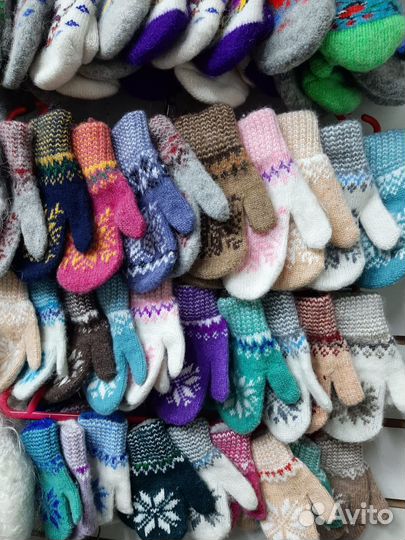 Варежки детские