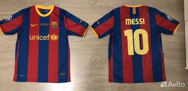 Ретро футболка Месси Барселона