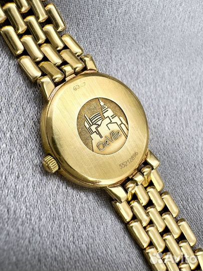 Золотые часы 750 Omega De Ville оригинал 46.5 гр