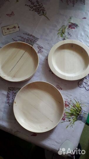 Тарелки из дерева