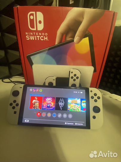 Nintendo switch oled с топовыми играми