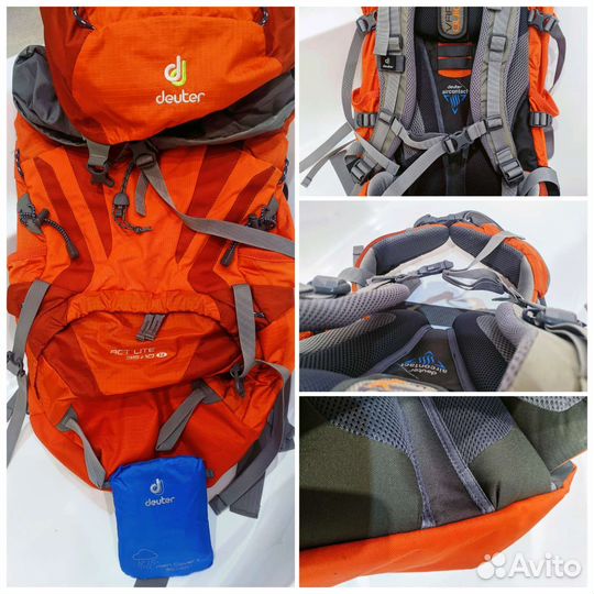 Женский Deuter act lite 35+10sl, osprey atmos 65ag