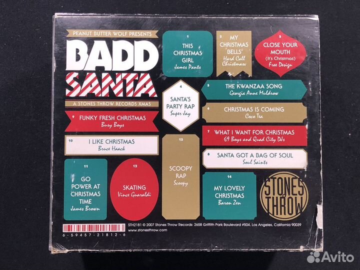 1309 / CD Peanut Butter Wolf – Badd Santa