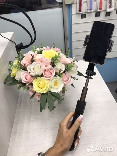 Селфи палка со стабилизатором