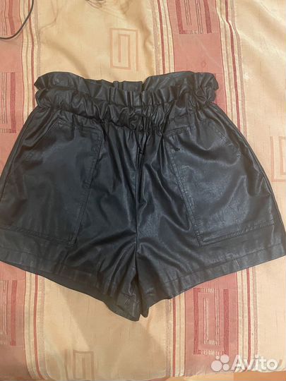 Шорты кожаные