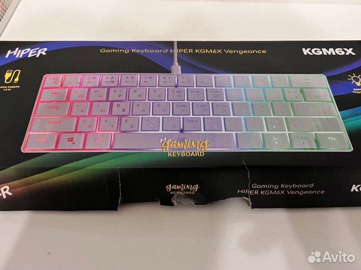Клавиатура Keyboard hiper KGM6X. Новая