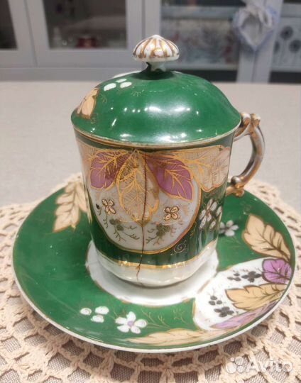 Чашка с блюдцем Кузнецов