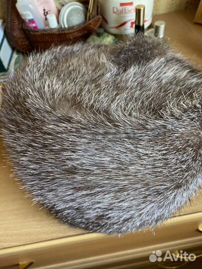 Шапка мягкая из бобра