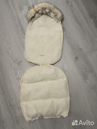 Конверт для новорожденного зимний в коляску